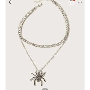 Spider‎ halloween necklace